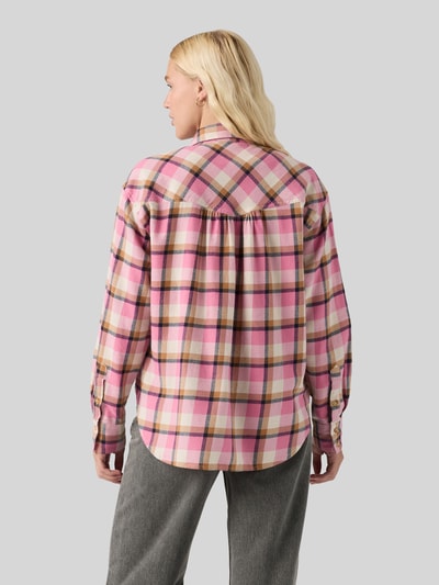 Levi's® Bluzka z długim rękawem o kroju relaxed fit z czystej bawełny Różowawy 5