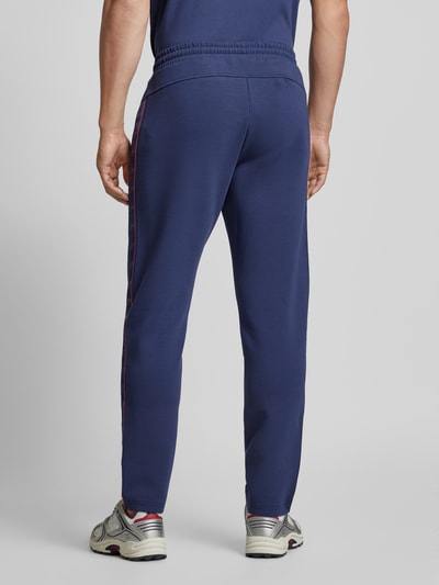 Joy Regular fit sweatpants met contraststrepen, model 'G-Style' Donkerblauw - 5