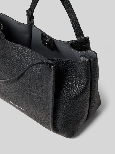 Marc O'Polo Schoudertas van echt runderleer, model 'BELLILI' Zwart - 5