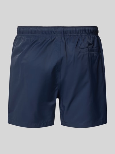 Produktfoto, Badehose mit elastischem Bund und Tunnelzug von MCNEAL für Herren aus Baumwoll-Mix im Regular-Fit, dunkelblau