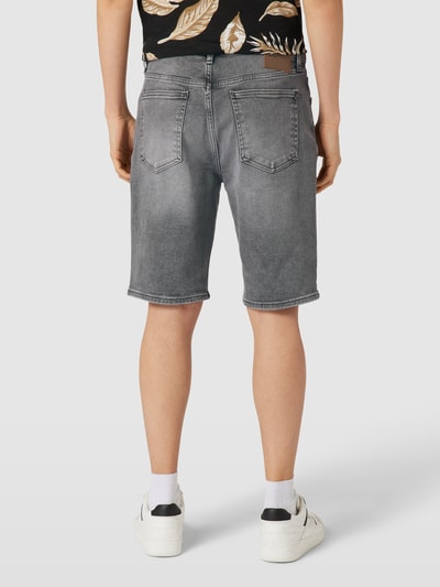 Esprit Jeansshorts met labelpatch Antraciet gemêleerd - 5