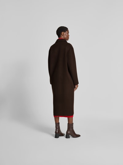 Filippa K Mantel mit Eingrifftaschen Dunkelbraun 5