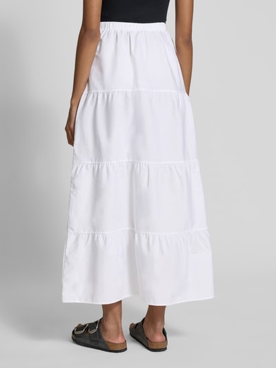 Noisy May Maxirock im Stufen-Look Modell 'FREJA' Weiss 5
