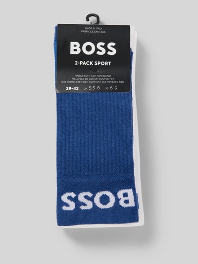 BOSS Socken mit Label-Detail im 2er-Pack Anthrazit 3