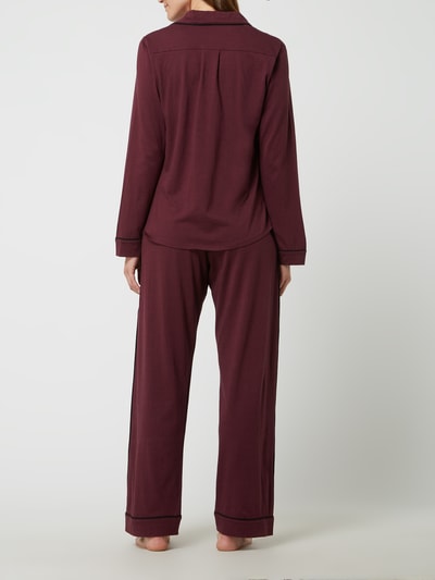 DKNY Pyjama aus Baumwoll-Viskose-Mix  Bordeaux 5