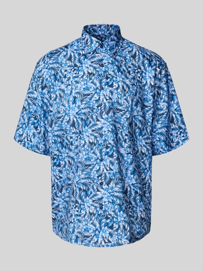 ETERNA Comfort Fit Business-Hemd mit Button-Down-Kragen Marine 2