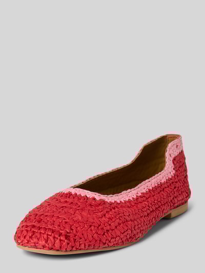 INUOVO Ballerinas in Flecht-Optik Rot 1