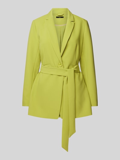 Zero Blazer met strikceintuur Neon groen - 2