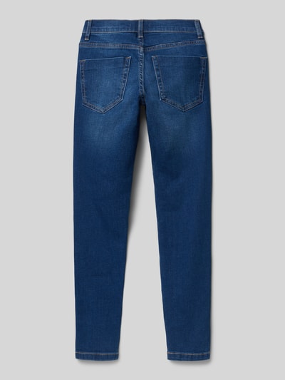 s.Oliver RED LABEL Slim Fit Jeans aus Baumwoll-Mix mit Kontrastnähten Modell 'SURI' Blau 3