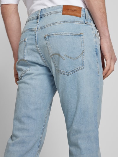 Jack & Jones Tapered Fit Jeans im 5-Pocket-Design Modell 'MIKE' Jeansblau 3