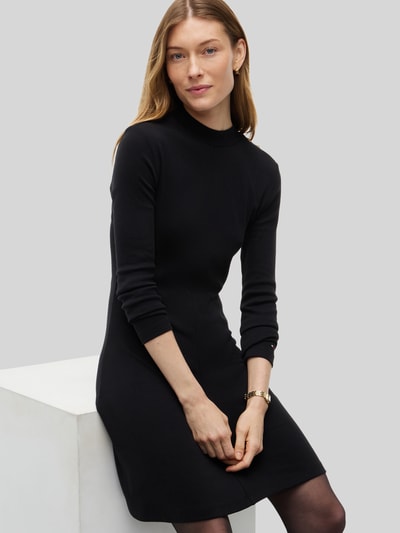 Tommy Hilfiger Körpernahes Freizeitkleid aus reiner Baumwolle Modell 'CODY F&F' Black 4