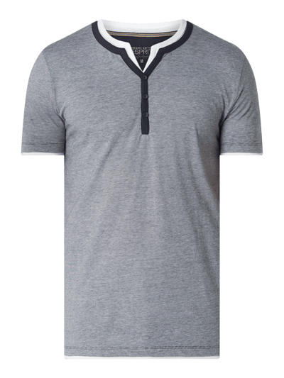 Esprit Serafino-Shirt aus Organic Cotton Marine 2