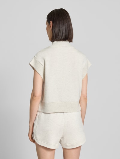 VARLEY Sweatshirt mit Stehkragen und Reißverschluss Modell 'kelly' Offwhite Melange 5