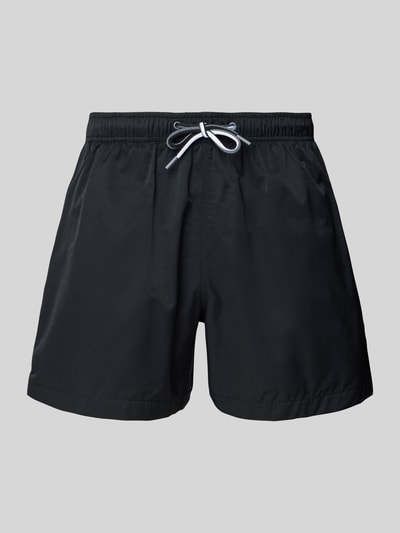 MCNEAL Relaxed Fit Badeshorts mit Logo-Stitching Black 1