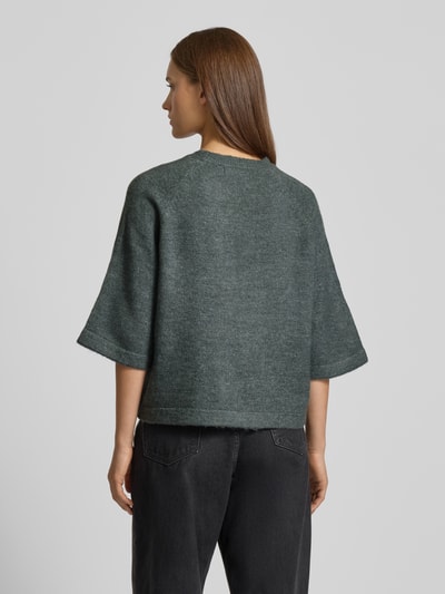 Only Regular Fit Pullover mit Fledermausärmeln Modell 'SIMONI' Schilf Melange 5