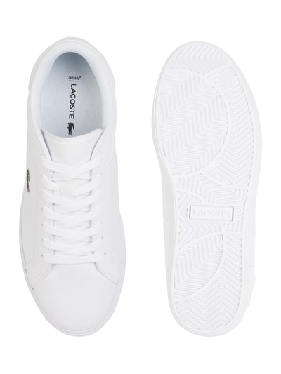 Lacoste Sneaker met leerlook Wit - 5