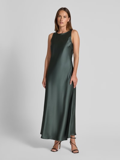 GUIDO MARIA KRETSCHMER WOMAN Regular Fit Maxikleid mit U-Boot-Ausschnitt Modell 'Fanny' Dunkelgruen 4