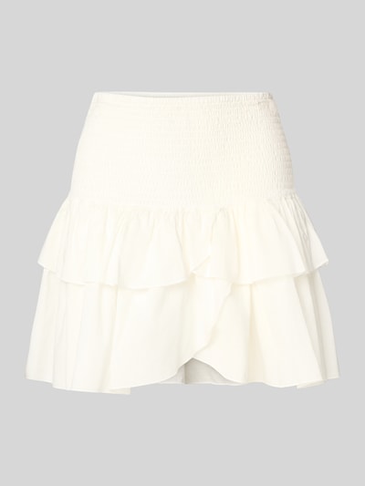 Only Mini-Rock mit gesmoktem Bund Modell 'NADJA' Offwhite 2