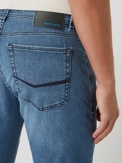 Pierre Cardin Tapered fit jeans met stretch, model 'Lyon' - 'Futureflex' Jeansblauw - 3