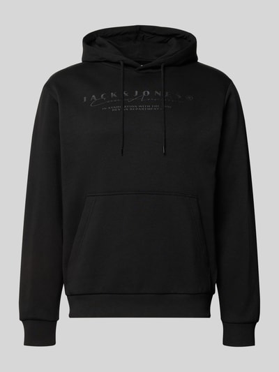 Jack & Jones Hoodie met labelprint Zwart - 2