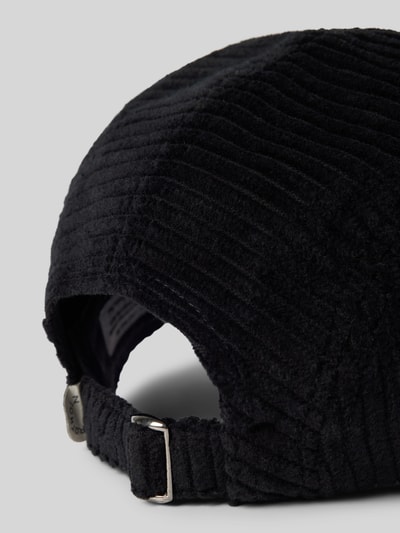 ROTHOLZ Basecap aus Cord mit Label-Patch Black 3