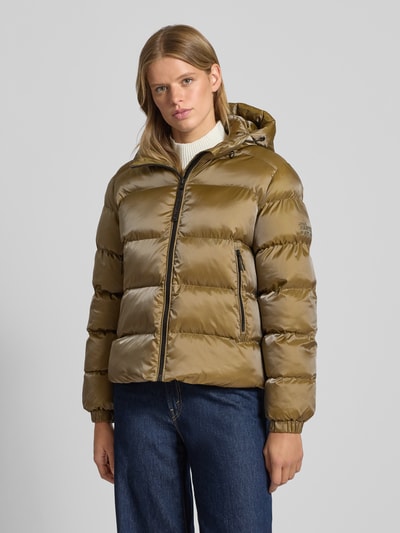 Superdry Steppjacke mit Reißverschlusstaschen Oliv 4