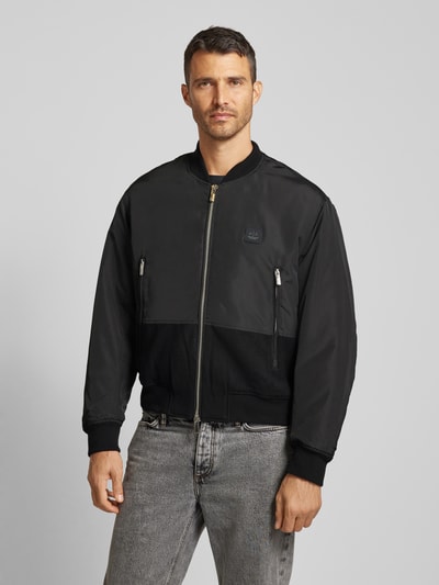 ARMANI EXCHANGE Bomberjack met labelpatch Zwart - 4