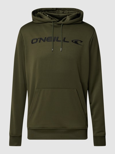 ONeill Bluza z kapturem i wyhaftowanym logo model ‘RUTILE’ Oliwkowy 2