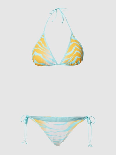 Delicate Love Bikini mit Allover-Muster Delicatelove X #GNTM Helltuerkis 2