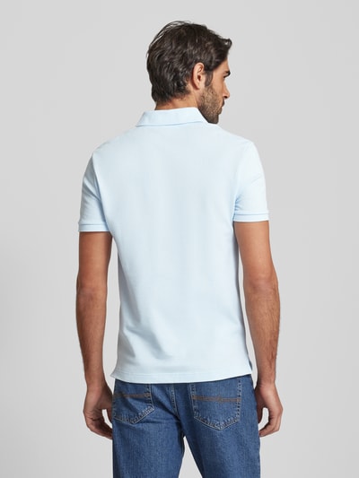 Lacoste Slim Fit Poloshirt mit Label-Patch Modell 'PIQUE' Hellblau 5