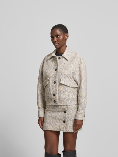 Iro Regular Fit Jacke mit Viskose-Anteil Beige 4