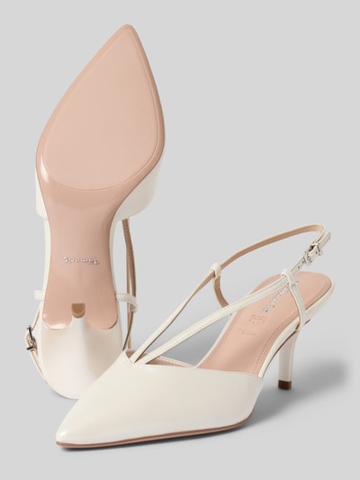 Tamaris Slingbacks aus echtem Leder Offwhite 4