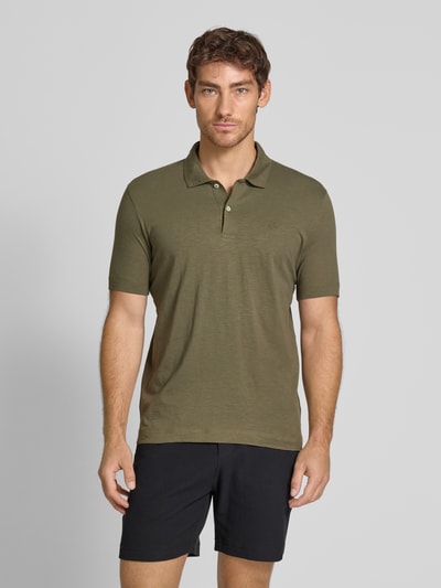 Marc O'Polo Koszulka polo o kroju regular fit z czystej bawełny Oliwkowy 4