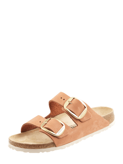 Birkenstock Sandały ze skóry nubukowej model ‘Arizona’ Koniakowy 1