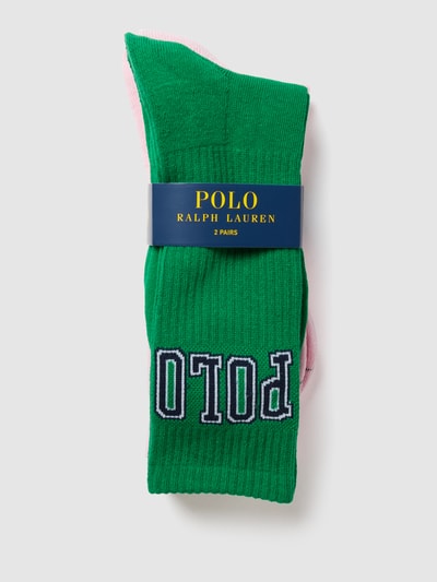 Polo Ralph Lauren Underwear Socken mit Label-Details im 2er-Pack Rosa 3