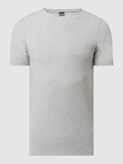 s.Oliver BLACK LABEL T-shirt met stretch Lichtgrijs - 2