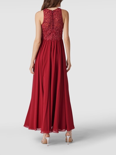 Laona Abendkleid mit Strassteinen Kirsche 5