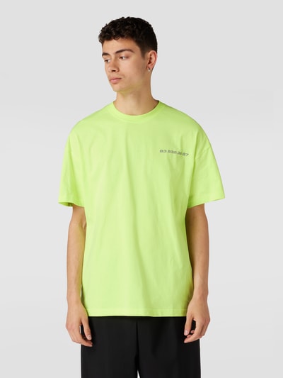 VTMNTS T-Shirt mit Motiv-Print Neon Gelb 7