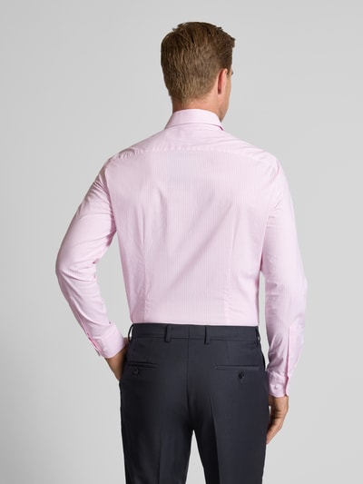 Tommy Hilfiger Tailored Slim fit zakelijk overhemd van hoogwaardige katoenmix Lichtroze - 5