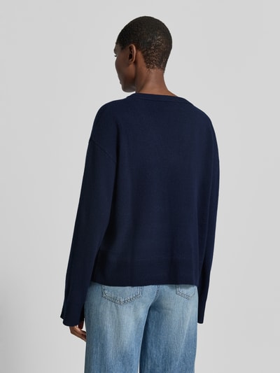 My Essential Wardrobe Regular Fit Pullover aus reiner Wolle Dunkelblau 5