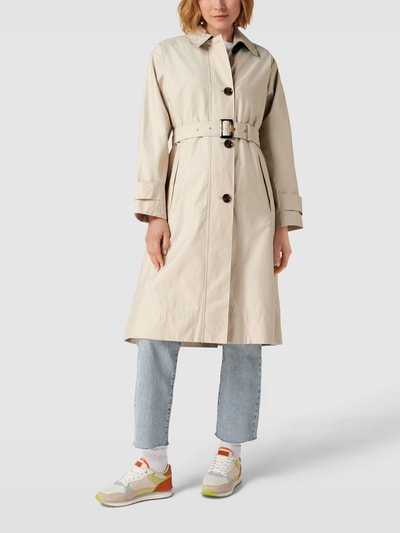 Barbour Trenchcoat mit Taillengürtel Modell 'SOMARLAND' Sand 4