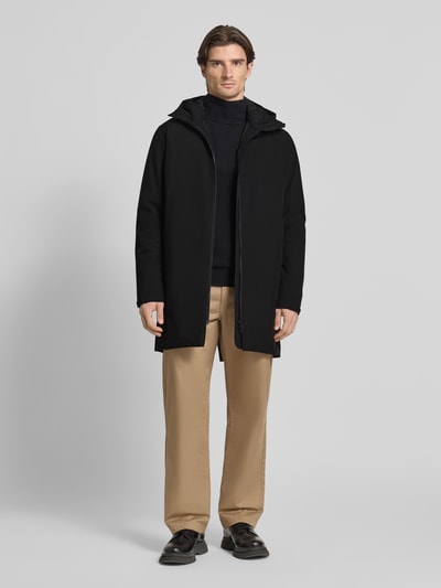 SCANDINAVIAN EDITION Jacke in Überlänge Modell 'Nimbus' BLACK 1