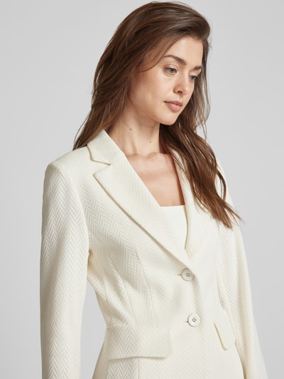 Marc Cain Blazer met reverskraag Offwhite - 3