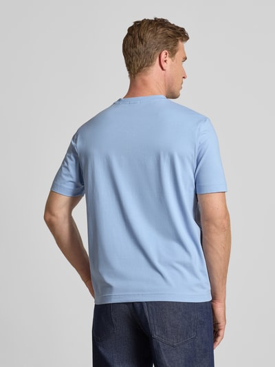 BOSS Orange Relaxed fit T-shirt van katoenmix, model 'TCHUP' Lichtblauw - 5