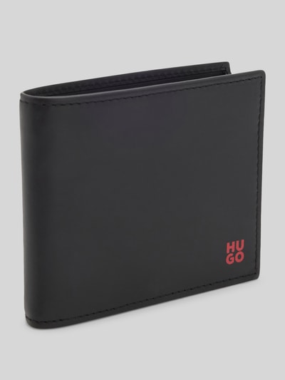 HUGO Portemonnee van echt runderleer, model 'TIBBY_N_TRIFOLD' Zwart - 2