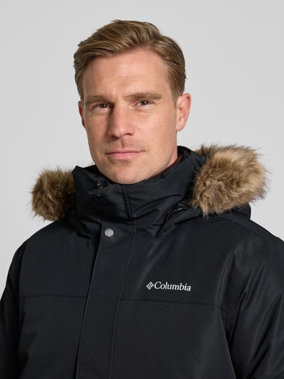 COLUMBIA Bomberjacke mit Label-Print Black 3