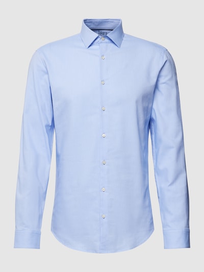 Jake*s Slim Fit Business-Hemd mit Kentkragen Bleu 2