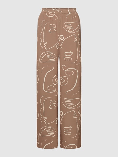Vila Schlupfhose aus Viskose Modell 'KIKKI' Schlamm 2