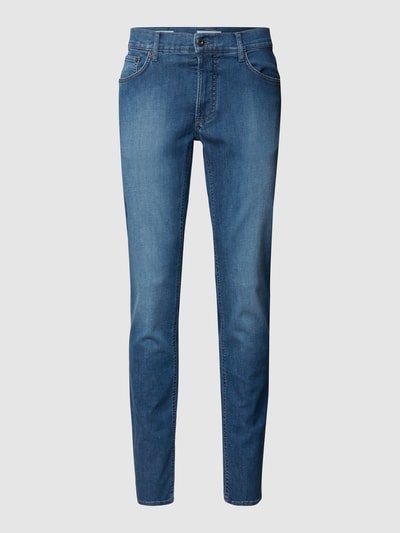 Brax Jeans mit Label-Patch Modell 'Chuck' Blau 2