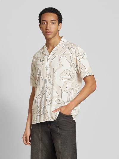 Jack & Jones Regular Fit Freizeithemd mit Resortkragen Modell 'LUKE' Weiss 4